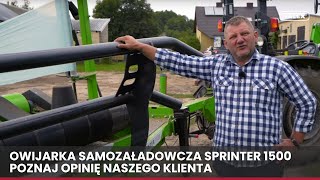 OWIJARKA SAMOZAŁADOWCZA TALEX SPRINTER 1500. POZNAJ OPINIĘ NASZEGO KLIENTA.