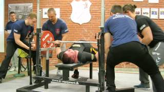 Thomas Sørensen - Divisionstunering 2014  2nd round - 290 kg bench press 2. attempt