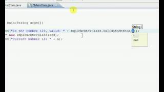 Java Interface Validation[3] & validating sign (pt 12)