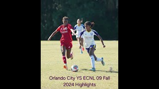 OCYS ECNL 09 Fall 2024 Highlights