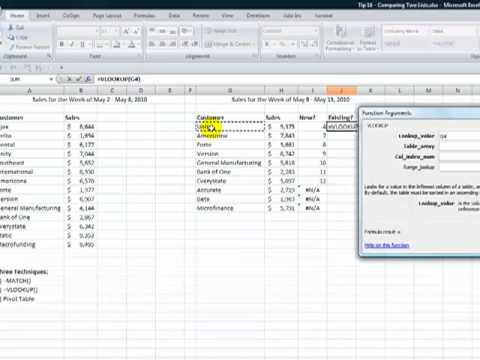 Compare Two Excel Lists to Spot the Differences Compare Two Excel Lists to Spot the Differences