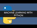Machine learning with Python | Edureka