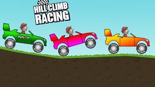 Hill Climb Racing - Rally Car Different colors! | GamePlay