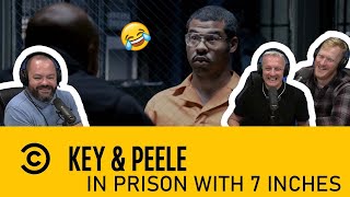 Key & Peele - In Prison With Seven Inch REACTION!! | OFFICE BLOKES REACT!!