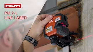 OVERVIEW of Hilti's PM 2-L compact line laser