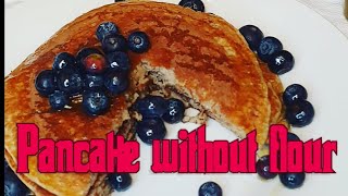 How To Make Healthy 3- Ingredients Banana Oatmeal pancakes || flourless pancakes || No Added Sugar