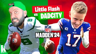 Little Flash vs DadCity in MADDEN 24 (NFL Season Opener!) K-City Gaming