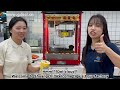 shuangchi popcorn maker operation video