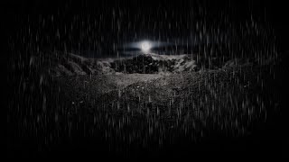 Heavy Rain and Deep Thunder for Sleeping in the Desert - Dimmed Screen | Thunderstorm Sleep Sounds