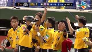 20130808 CPBL 象VS犀牛 5上 首轟之夜 王峻杰擊出生涯首轟