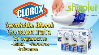 Clorox Germicidal Bleach, Concentrate CLO30966CT