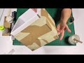 how to make organizer boxes with cardboard and lined with fabric. cartonage