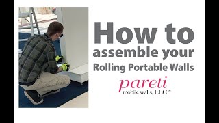 How to build a portable rolling wall