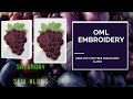 OML EMBROIDERY Kreative Kiwi ITH Grapes Coaster (FREE)