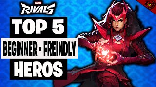 Top 5 BEST Beginner-Friendly Heroes in Marvel Rivals