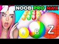 NOOB vs PRO vs HACKER in Crazy A-Z RUN App Game!