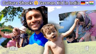 जब कृष्णा पहली बार गाँव आया! 😲 | भारत का अनोखा अनुभव 🌿🚜 | Germany to India! 🇩🇪✈️🇮🇳 First Impressions