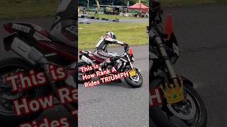 STREET TRIPLE 765RS-Amazing Ride by Rank A rider, Mr. Ozaki, Japan #motogymkhana #triumph