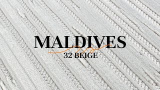 Tapis abstrait beige - MALDIVES 32 | Toutapis