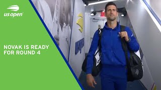 Novak Djokovic vs Jenson Brooksby Court Walk-out | 2021 US Open