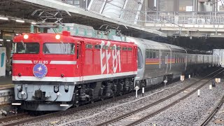 EF81-95牽引 E26系 カシオペア紀行 大宮駅通過