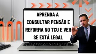 PASSO A PASSO ❤️QUER APRENDER A CONSULTAR SUA REFORMA OU PENSÃO NO RCU? SABER SE ESTÁ LEGAL?