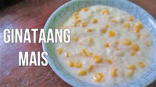 Ginataang Mais | Rice Pudding Corn with Coconut milk