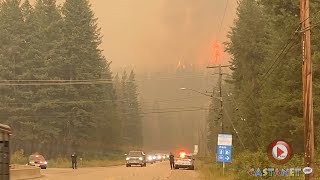 Wildfire reaches Scotch Creek