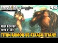 FILM PENDEK FREE FIRE!! ATTACK ON TITAN X FREE FIRE!! TITAN ARMOR VS ATTACK TITAN!! PART 4 (END)!!