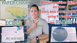 Visualizing Radar Position Fixing on JRC ECDIS, seamans vlog, marino vlog