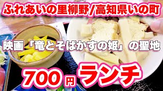 ビックリ！700円【ランチ】細田守監督の映画「竜とそばかすの姫」の聖地でおばちゃんたちとホッコリ！ふれあいの里柳野/高知県いの町【旅行VLOG、レビュー】仁淀川上流の秘境で見つけた癒やしの場所！