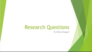 Research Questions