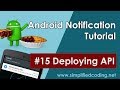 #15 Android Notification Tutorial - Deploying API in Firebase