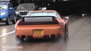 Honda NSX W/ Akrapovic Exhaust in Monaco - LOUD SOUNDS!