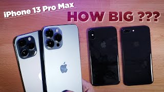 iPhone 13 Pro Max SIZE \u0026 WEIGHT Comparison