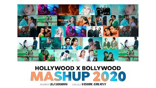 Hollywood X Bollywood | Love Mashup 2020 Latest | DJ Sourav | Visual Galaxy