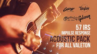 Impulse Response Acoustic Pack for Valeton GP200, JR, LT, 100