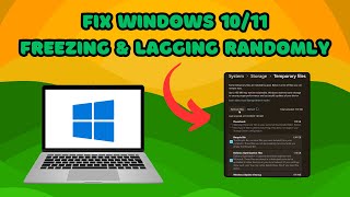 How To Fix Window 10/11 Keeps FREEZING \u0026 LAGGING Randomly (5 Methods)