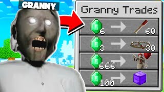 Minecraft But Granny Trades OP Items