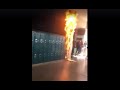 Student sets paper sign on fire at Coronado High School in Henderson