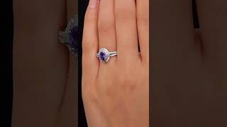 AAA Tanzanite Art Deco Ring 🌟 Timeless Elegance