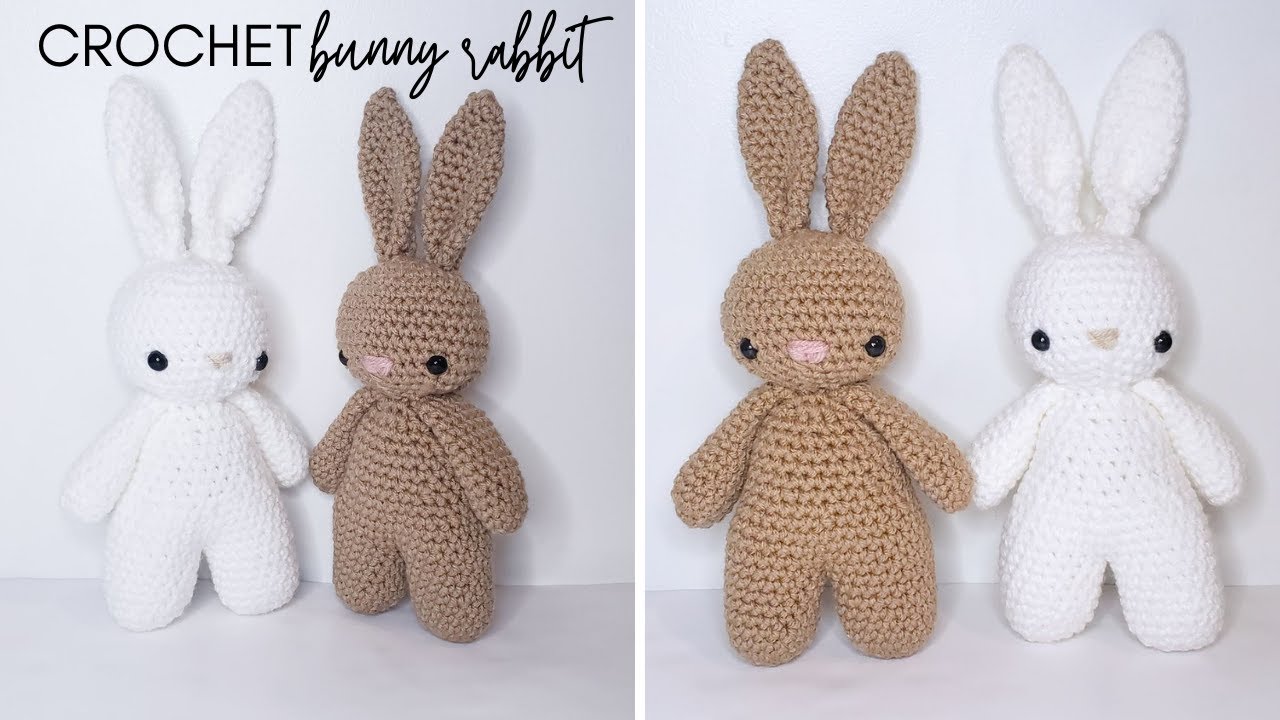 Crochet Bunny Rabbit Amigurumi (Easter Crochet Ideas) - YouTube