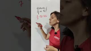 #shorts | 🎯QUANTO É 3/7 DE 42? @matematicadatamires