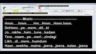 Jeena Jeena |  Digital Lyrics | Bollywoodbands.com