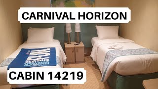 Carnival Horizon Cabin 14219 Category 4T - Cloud 9 Spa Interior Stateroom