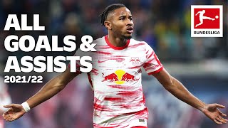 Christopher Nkunku - All Goals And Assists 2021-22 so far