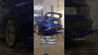 Tomei Full Titanium Type R Exhaust for 2022+ Subaru WRX