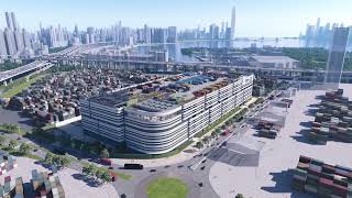 Kwai Chung Cold Storage Logistics Centre Flythrough Animation