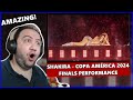 SHAKIRA CONMEBOL COPA AMÉRICA 2024 FINALS PERFORMANCE (Hard Rock Stadium Miami) TEACHER PAUL REACTS
