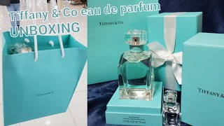 tiffany eau de parfum unboxing 티파니 edp 언박싱